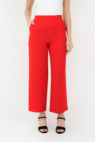 Pantalón Recto Moderno PAN06015BGNROJSM