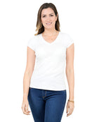 Polo Manga Corta Básico Cuello V POL02152FULBCOLA