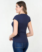Polo Manga Corta Básico Cuello V POL02152FULAZOME