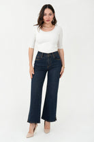 Pantalón Recto de Denim PAN06155DENAZL28