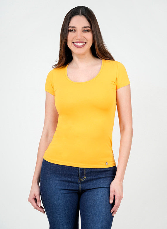 Polo Manga Corta Básico Cuello Redondo POL02151FULMTZLA