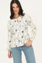 Blusa manga larga abertura lagrima BLU07134LIOHUEME
