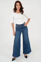 Pantalón Denim Palazo PAN08111DENAME28