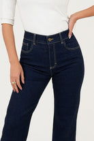 Pantalón Denim Recto con Basta Volteada PAN08112DENAME32