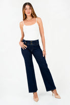 Pantalón Recto Denim PAN08154DENAGR32