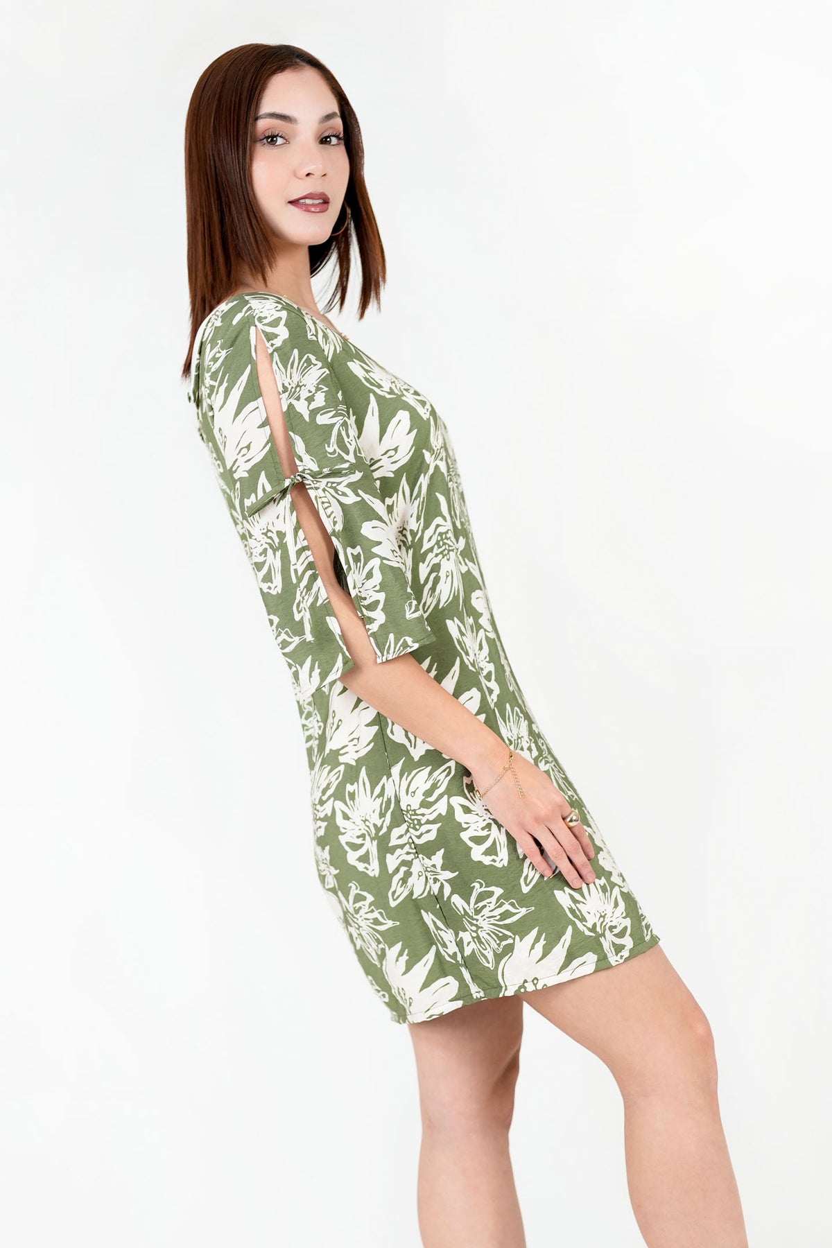 Vestido Seda Bali Escote V VTD08005SDAVOVLA
