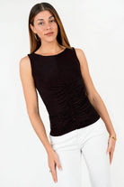 Polo Jersey Brillante Escote Ojal Drapeado POL08065VSZNGOSM