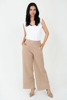 Pantalón Palazo Catania con Bastones Decorativos PAN08216CTJKHKSM