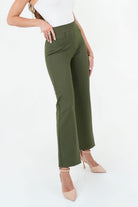 Pantalón Corte Recto Tela Loma con Pretina Anatómica PAN09033LMAVMLSM