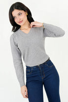 Chompa Cuello V Hilo Viscosa CHO09146HVZMLGML