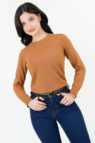 Chompa Cuello Redondo Hilo Viscosa CHO09147HVZCMLML