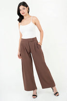 Pantalón de Vestir Tela Catania Rosse PAN09027CREMARLA