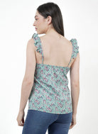 Top Cuello Fruncido Bobos Floral