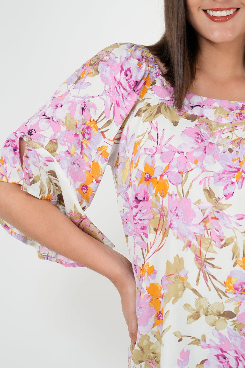 Blusa Manga 3/4 Elástico Cabezamanga