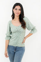 Blusa Manga 3/4 Centro Copa Recogido BLU06003CHEVMTSM
