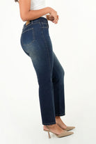 Pantalón Recto Clásico Denim
