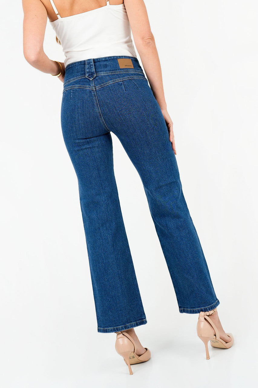 Pantalón Recto Denim
