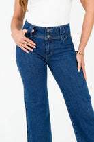 Pantalón Recto Denim
