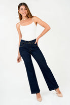 Pantalón Clásico Recto Denim