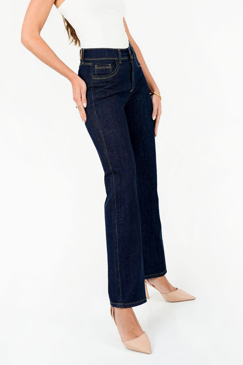 Pantalón Clásico Recto Denim