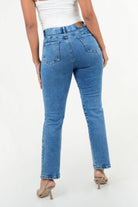 Pantalón Recto Clásico Denim