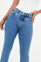 Pantalón Recto Clásico Denim