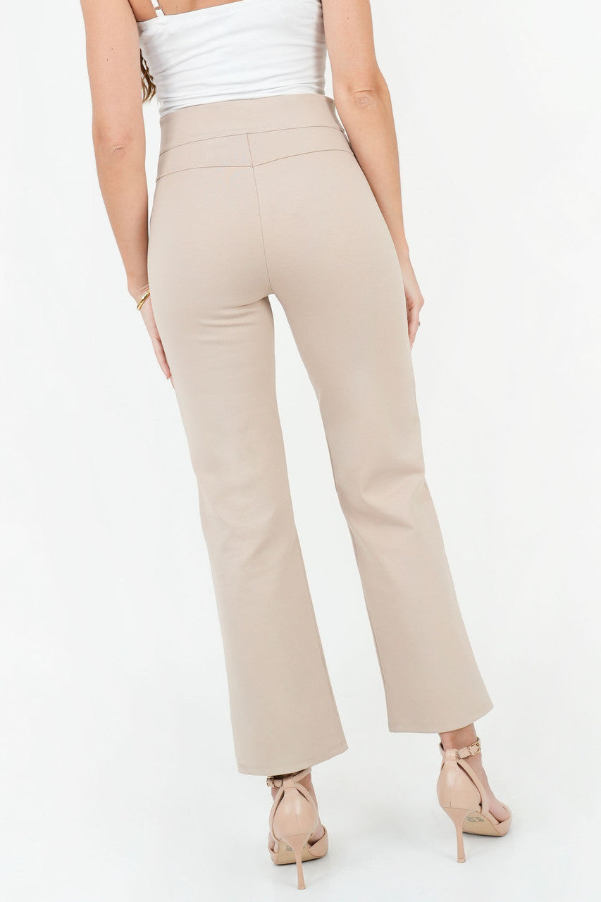 Pantalón Corte Recto Tela Loma con Pretina Anatómica