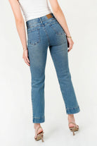 Pantalón Recto Denim Clásico