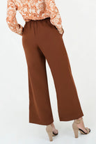 Pantalón Palazo con Pretina Elasticada y Presillas
