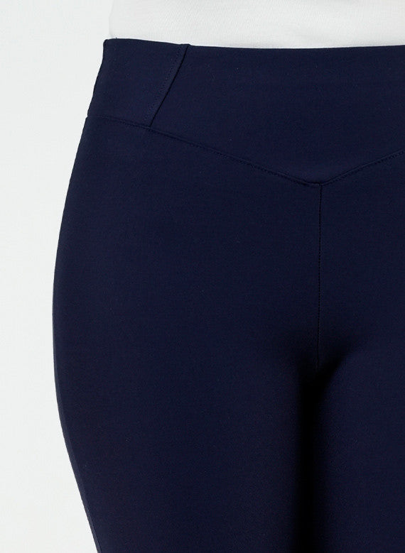 Leggins Tela Loma con Pretina Pentagonal Invertida