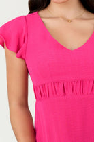 Blusa Vienna Chanel Manga Campana Escote V
