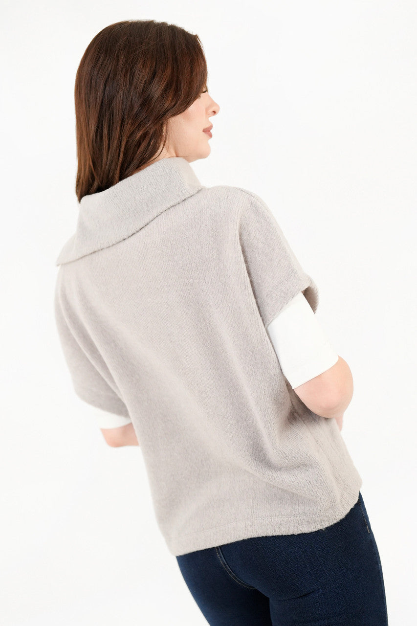 Poncho Cuello alto ancho