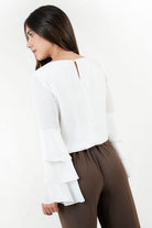 Blusa Manga Larga Gasa Crepe