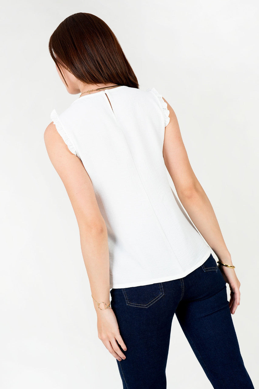 Blusa Vienna Brodery Canesú Bordado