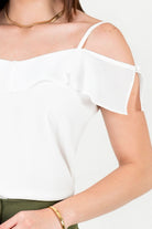 Blusa Gasa Hindú con Ruffle