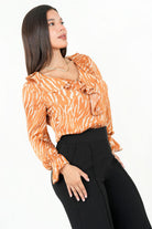 Blusa Manga Larga Estilo Boho