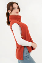 Chaleco cuello alto