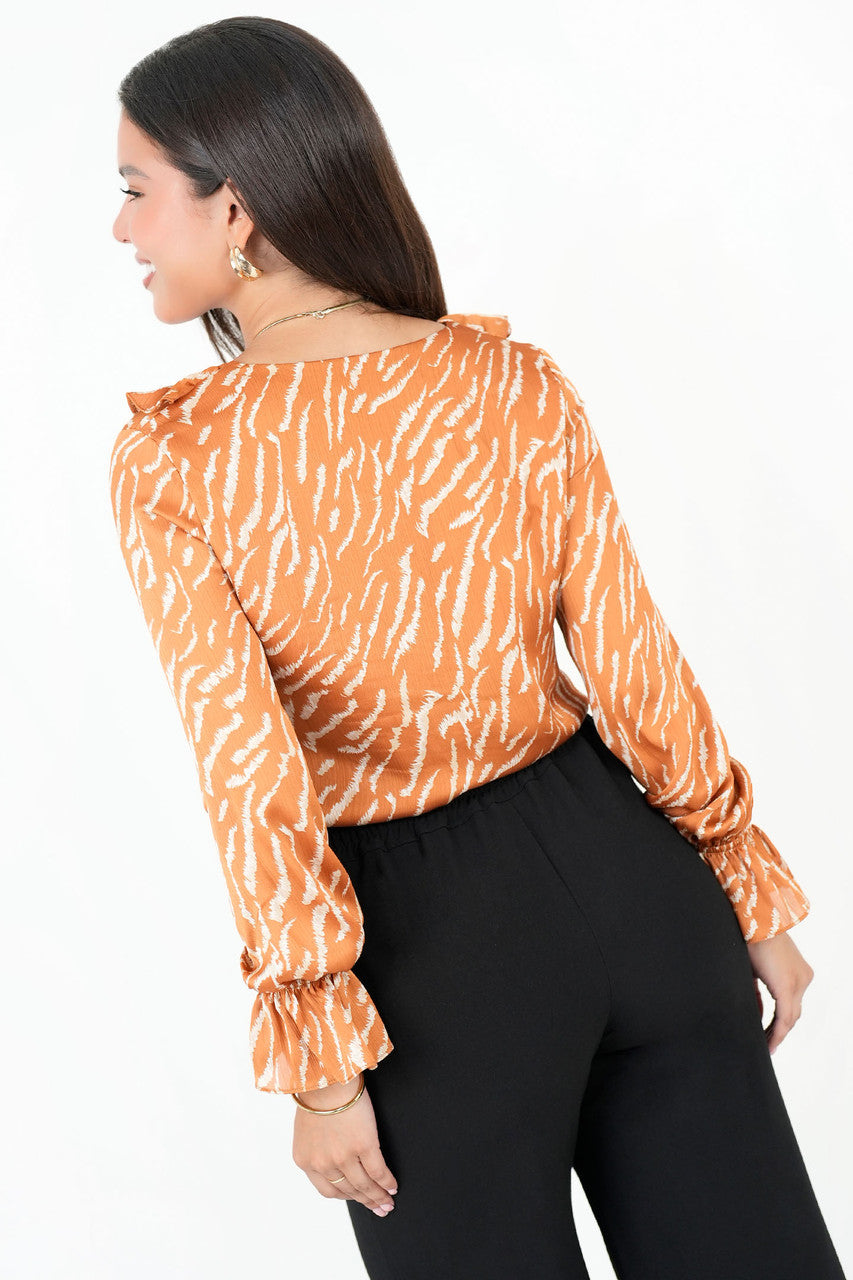 Blusa Manga Larga Estilo Boho