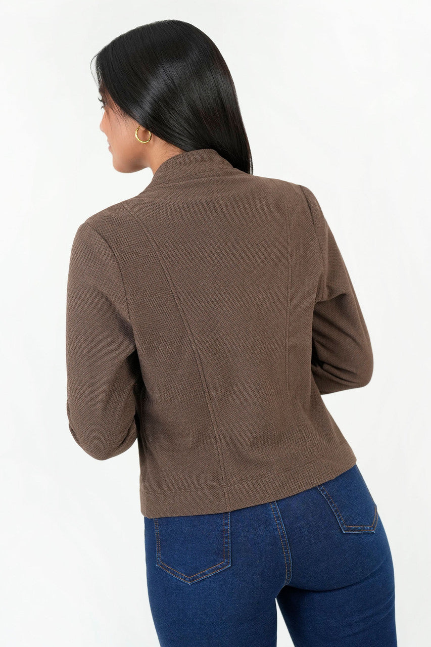 Chaqueta Corta Chompero con Cuello Neru