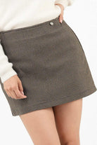 Minifalda Short de Corte Recto