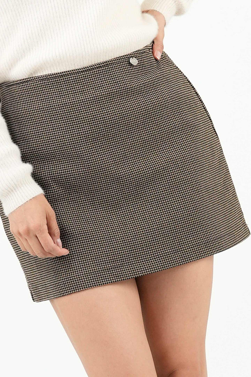 Minifalda Short de Corte Recto