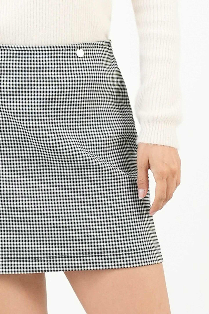 Minifalda Short de Corte Recto