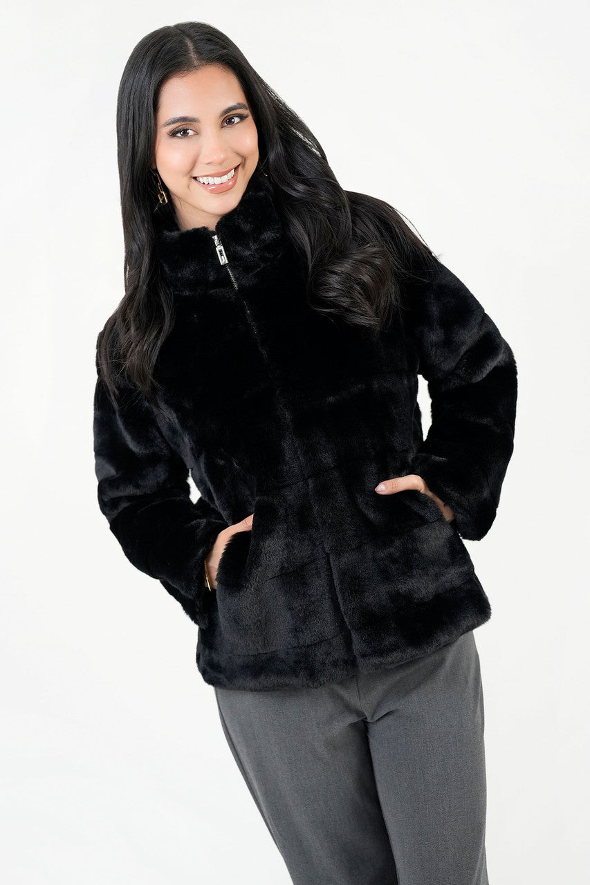 Chaqueta Corta Piel de Fantasía