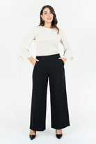 Pantalón palazo en Verona Crepe
