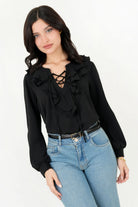 Blusa Manga Larga Estilo Boho