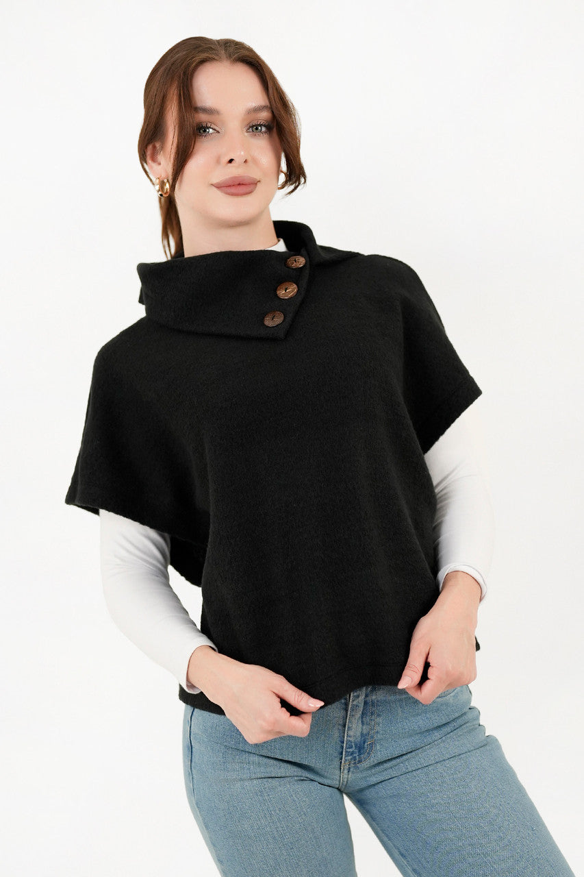 Poncho Cuello alto ancho