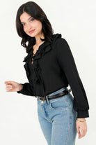 Blusa Manga Larga Estilo Boho