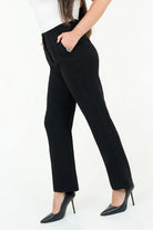 Pantalón Tela Verona con Pinzas y Bolsillos Laterales