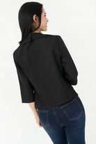 Chaqueta Manga 3/4 con Solapa de Muesca