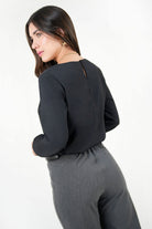 Blusa Manga Larga Gasa Crepe